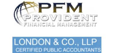 Provident Financial Management & London & Co LLP Logos